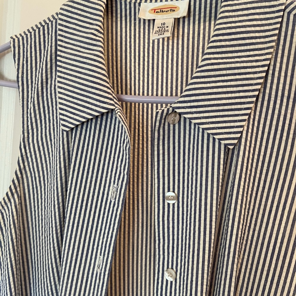 Talbots seersucker dress